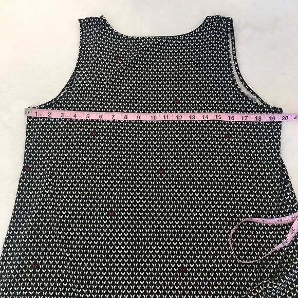 J. Jill‎ black & white tank top size LP - Picture 9 of 9